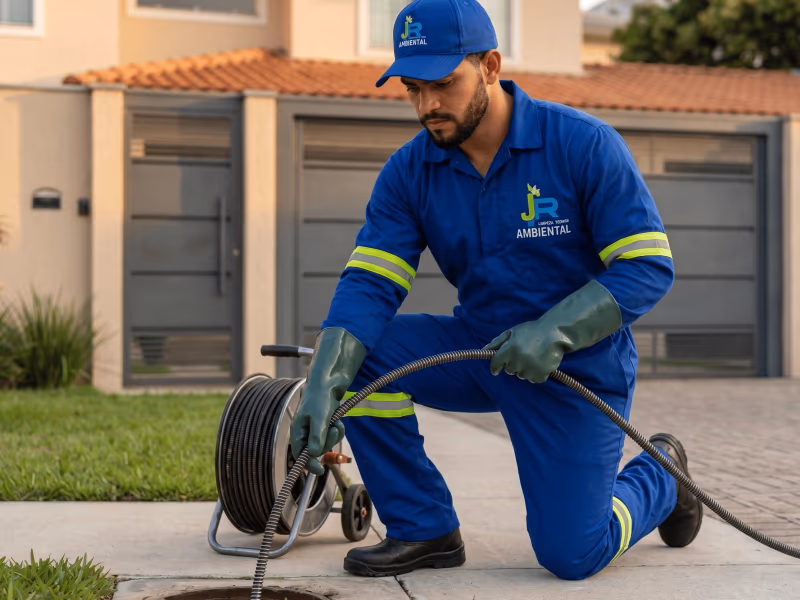 Desentupimento com Garantia de Fluxo