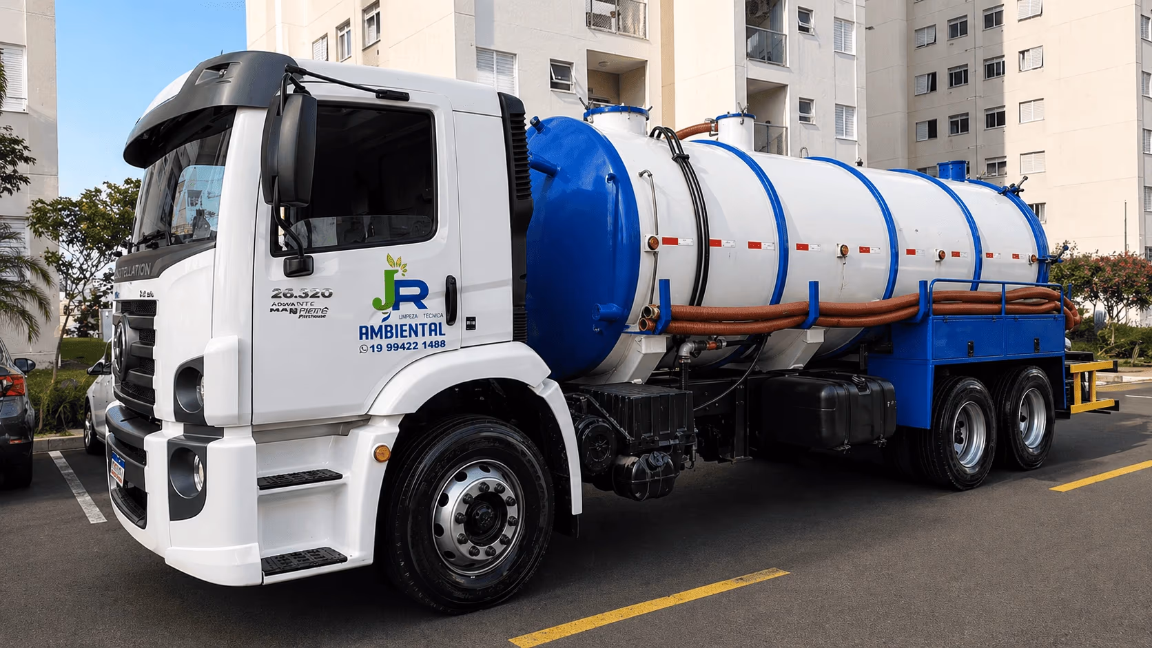 Caminhão Combinado - Atendimento em Condomínio