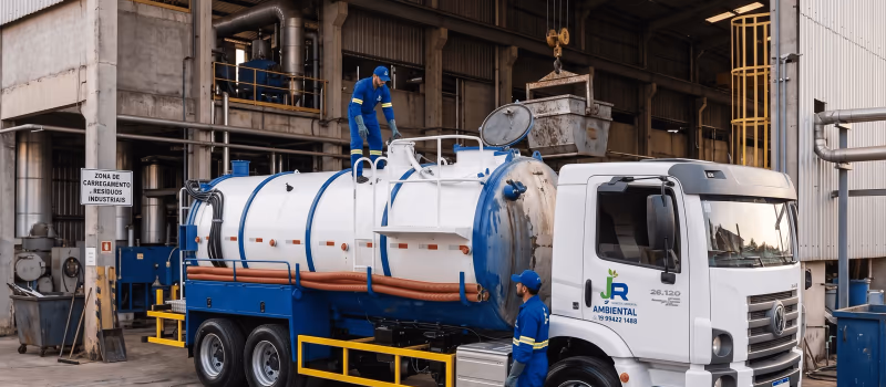 Como funciona o transporte de resíduos industriais